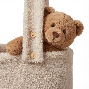 Box opbergzak teddy foto dichtbij